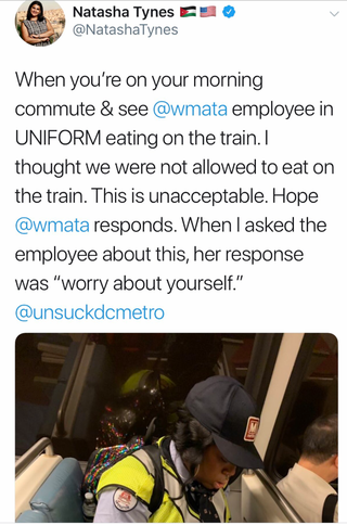 Illustration for article titled Natasha the Snitch: Black Twitter Savages DC Metro Tattletale